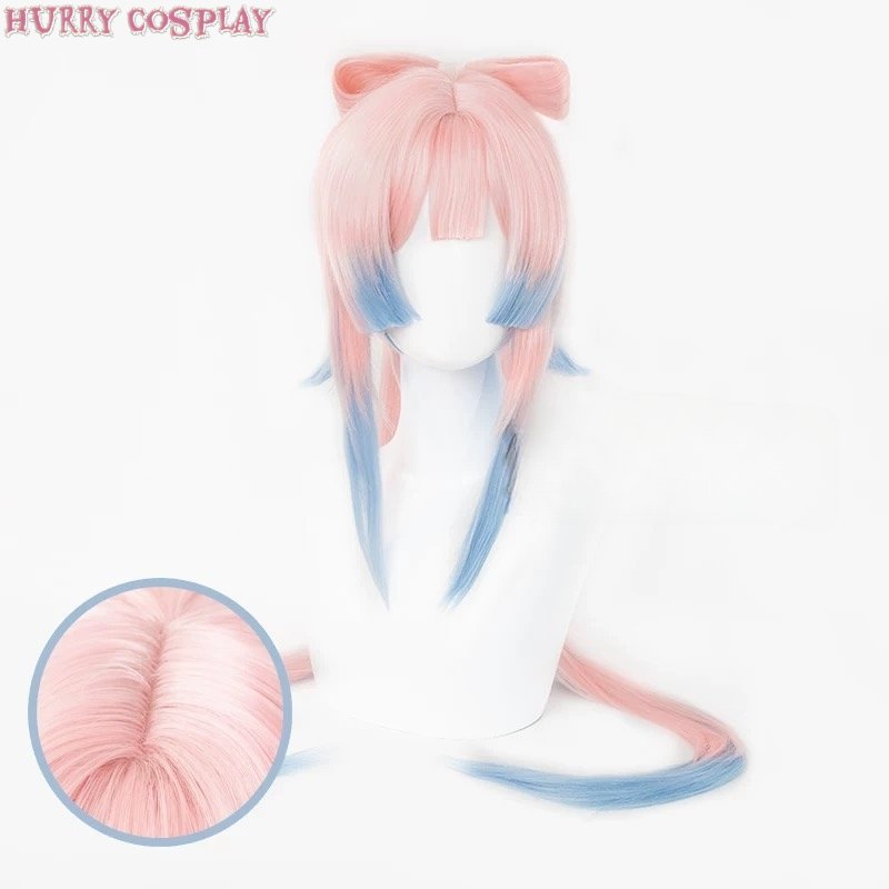 Game Cosplay,Genshin Impact,Wigs,Genshin Impact Sangonomiya Kokomi Cosplay Costume - Wig